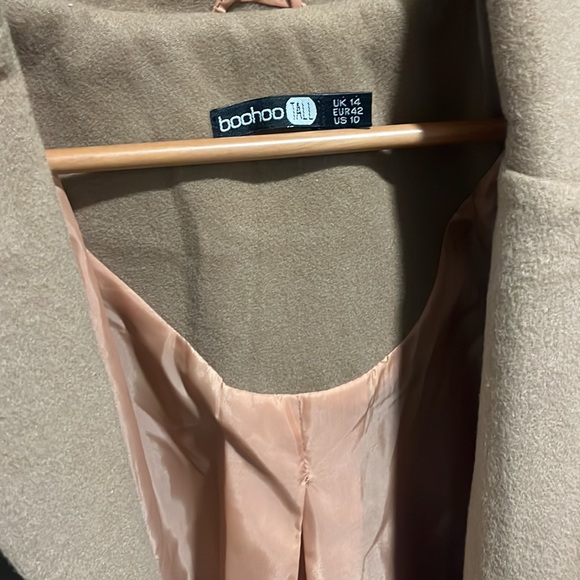 Camel Coloured 3/4 Coat - Picture 6 of 7